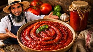 The OLD-FASHIONED Way to Make Homemade Tomato Sauce From Fresh Tomatoes