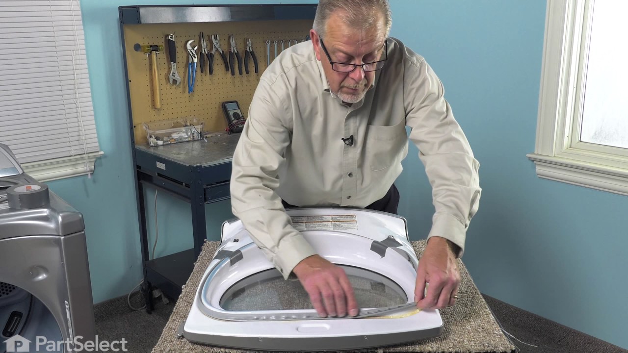 Replacing your Whirlpool Dryer Door Seal with Adhesive