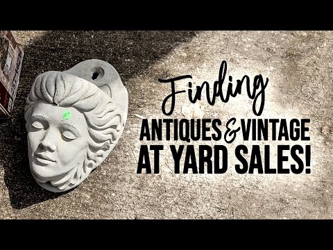 Yard Sailing & Antique Shopping for Vintage / Unique Home Decor Yard Sale Haul and How I Style It