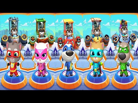 Imitate Angela Hero - Talking Tom Hero Dash In Real Life WELCOME TO CNR TKG GAMES CHANNEL Ep 132