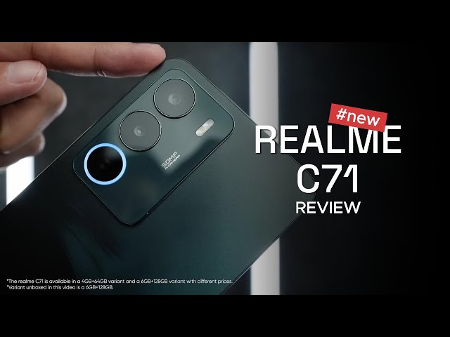 Vídeo relacionado con realme C71 4G 8+256GB Smartphone, Búho de Bosque, Pantalla de 6.67 Pulgadas, Refresco de 120Hz, Carga Rápida 45W, Batería de 6000mAh, Cámara de 50MP, Powerful 8 Core Processor, IP54