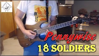 Pennywise - 18 Soldiers - Guitar Cover (Tab in description!)