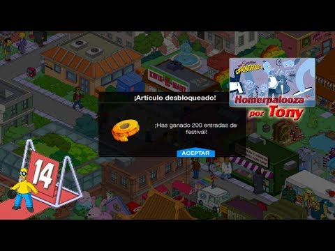 Los Simpson Springfield "Homerpalooza, Cap. 14 - 200 Entradas de Festival" por Tony