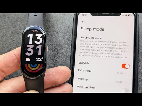 Sleep Mode on Xiaomi Mi Band 9 // How to Enable Do not Disturb & Schedule Sleep Mode)