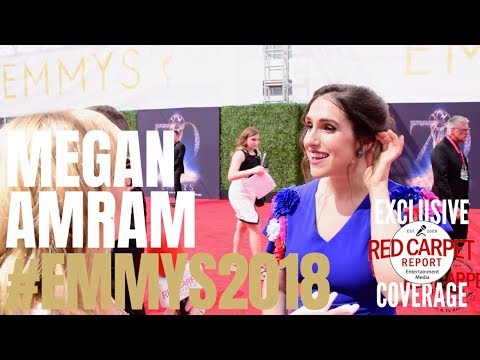 Megan Amram interviewed at the 2018 Creative Arts #Emmys Red Carpet #EmmysArts