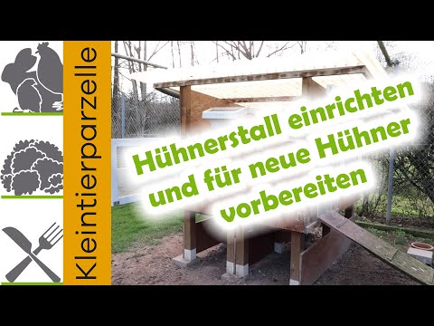 Hühnerstall einrichten und für neue Hühner vorbereiten | Kieselgur | Einstreu | Misten
