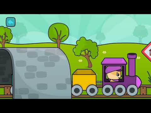 Chơi xếp hình trái cây lên xe tàu lửa, học màu sắc | The game puts fruit on the train  | BaBy TV