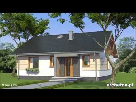 Projekt domu Mikro Eko - archeton.pl