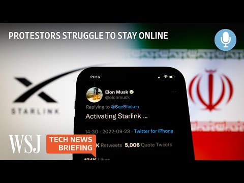 Iranians Struggle to Access Internet Despite SpaceX's Efforts Tech News Briefing Podcast WSJ