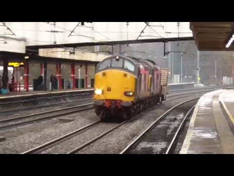 37611/57003 dit 6c53 and 37605/37610 6k73 flasks, Sat. 19th December 2015 THRASH !!