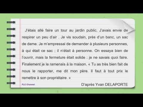 Apprendre à lire le français: texte court et facile