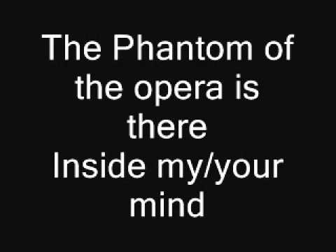 The Phantom of the opera (Lyrics)