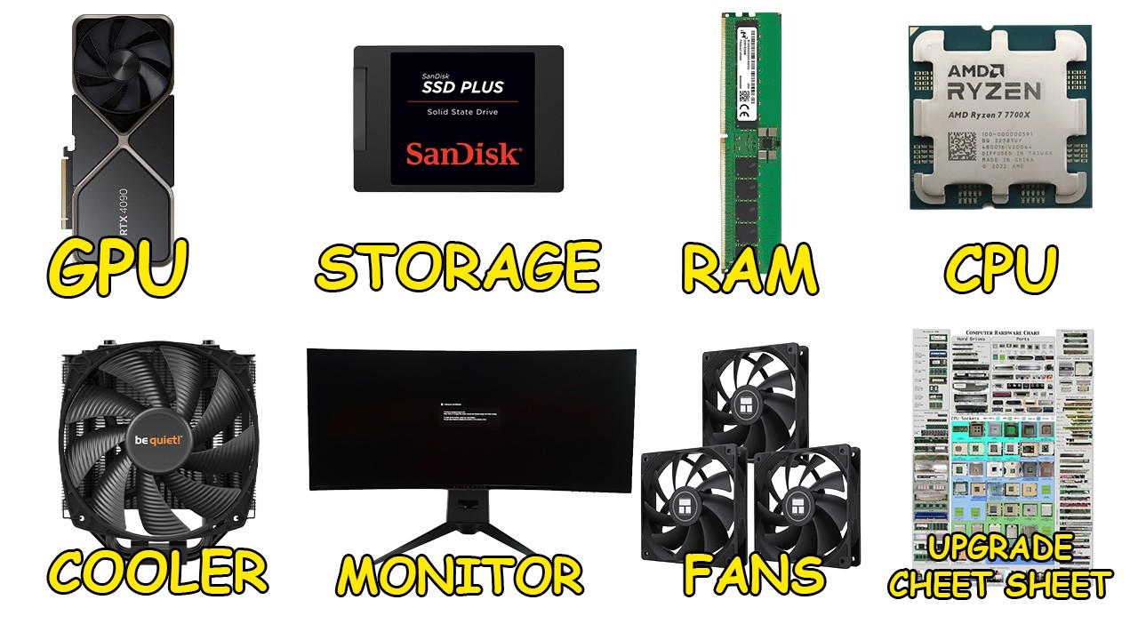 Every PC Upgrade Explained in 13 Minutes