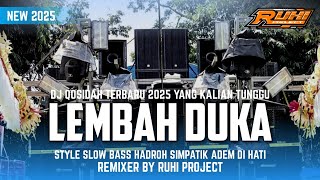 Download lagu DJ QODISAH LEMBAH DUKA - COCOK UNTUK HAJATAN BASS GLERRR TERBARU 2025 mp3