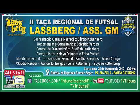 2ª Taça Lassberg/Ass. GM de Futsal Regional – 2019