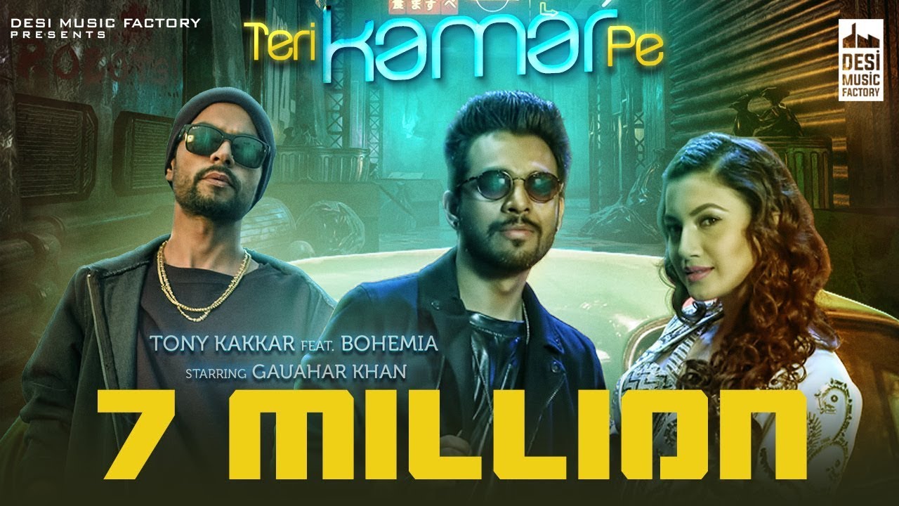 TERI KAMAR PE LYRICS | Tony Kakkar, BOHEMIA feat. Gauhar Khan
