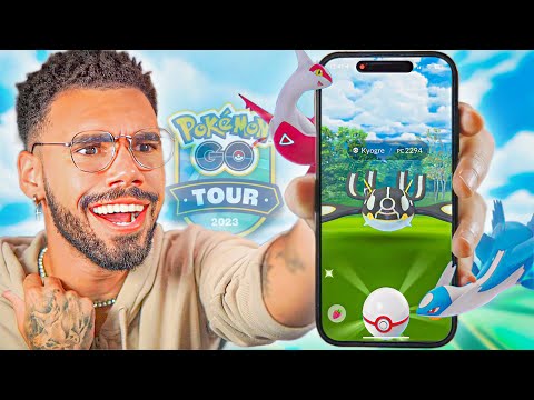 SHINY PRIMAL KYOGRE... Mas LENDÁRIOS estão SPAWNANDO no mapa!!! 😲😨😨 #pokemongo