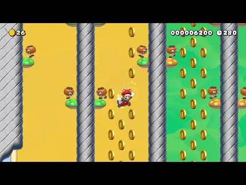 Super Mario Maker 2 - Colorful Valley by Viicky_09 - No Commentary