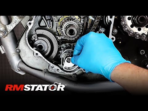 How To Install a Kawasaki KLR650 Doohickey Counter Balance Chain Tensioner Installation Instructions