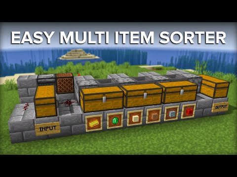 Shulkercraft - Minecraft Multi Item Sorter - Sort Multiple Items Into One Chest!
