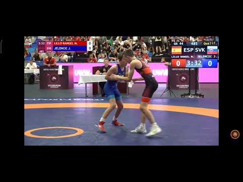 Campeonato de Europa U15. Primer Combate Marcos Lillo vs Peter Juraj Jelencic. -44 kilos .