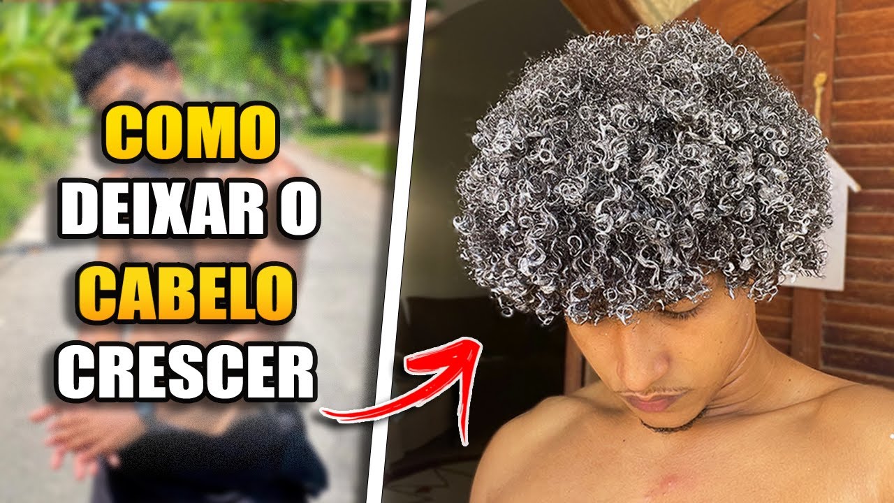 COMO DEIXAR O CABELO CRESCER (passo a passo)