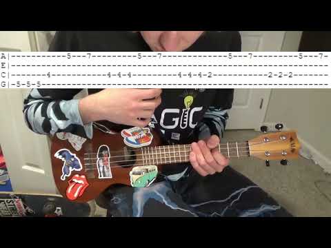 Can't Stop Ukulele Tutorial (WITH TABS)