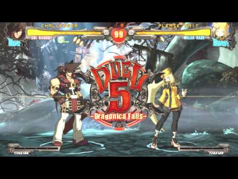 guilty gear xrd rev 2 gameplay on HARD no commentary