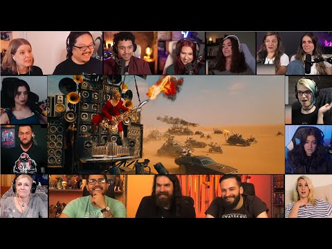 Mad Max Fury Road | Flame Guitar Scene | Reaction Mashup