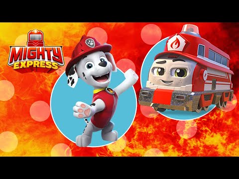It's Flicker and Marshall! Mighty Express + PAW Patrol Compilation #6 | Mighty Express Official