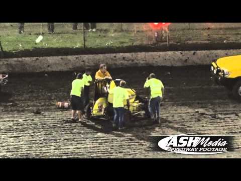 Compact Speedcars: Darren Vine Rollover - Toowoomba Speedbowl