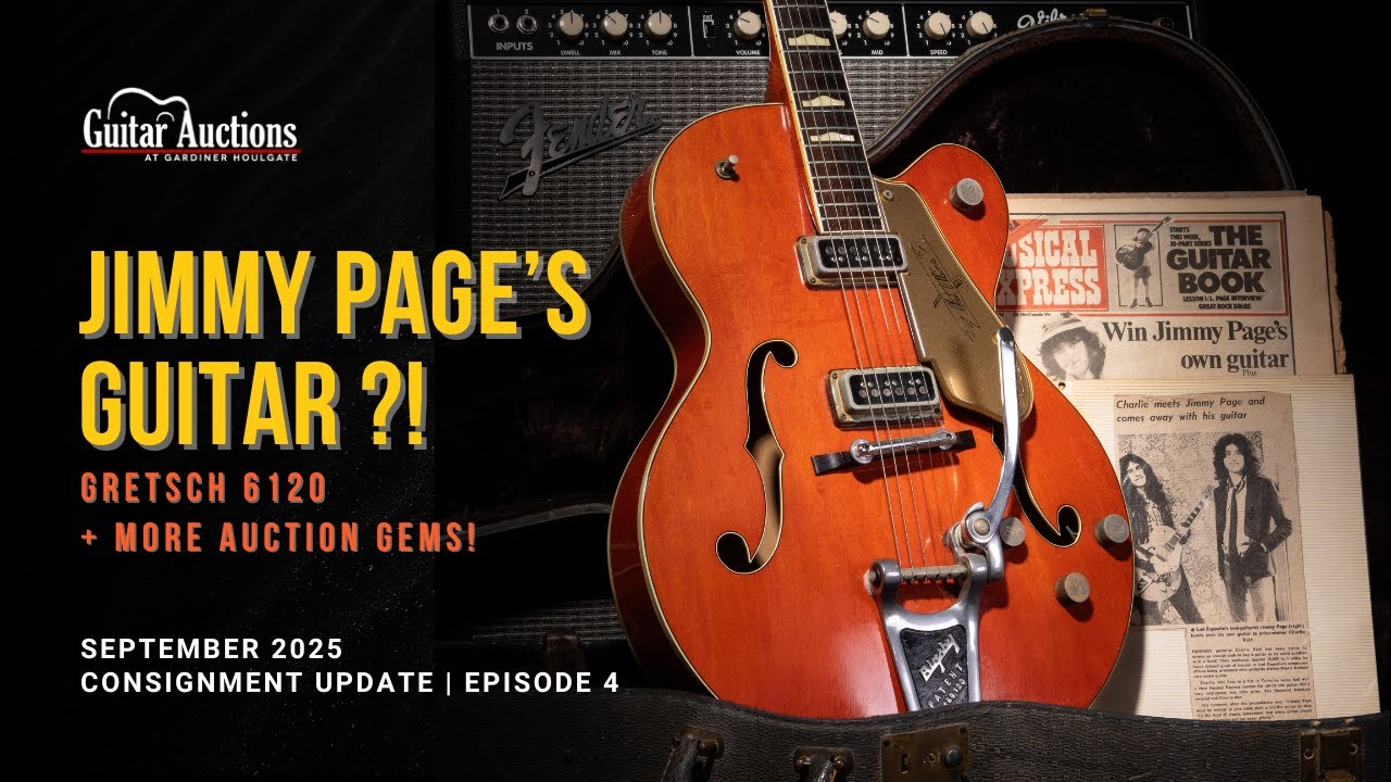 Jimmy Page’s Gretsch 6120 & More! | September 2025 Guitar Auction Preview Episode 4 - YouTube