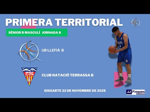 J8 Sènior B masculí. UB Llefià - Club Natació Terrassa B