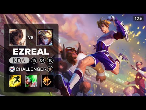 Ezreal ADC vs Samira - KR Challenger - Season 12 Patch 12.5