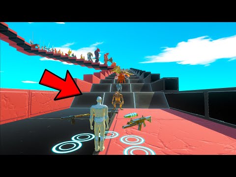 ⚔️FPS AVATAR EXTREME DEATH RUN ALL WEAPONS - Animal Revolt Battle Simulator