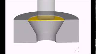 Deep drawing simulation