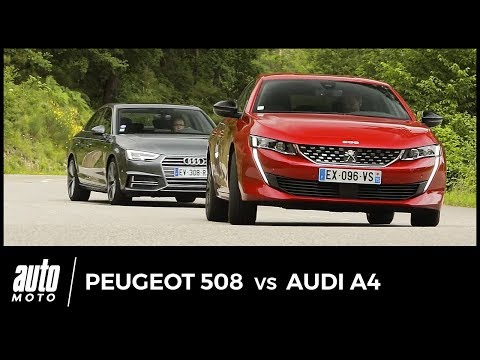 Nouvelle Peugeot 508 vs Audi A4 2018 : duel franco-allemand