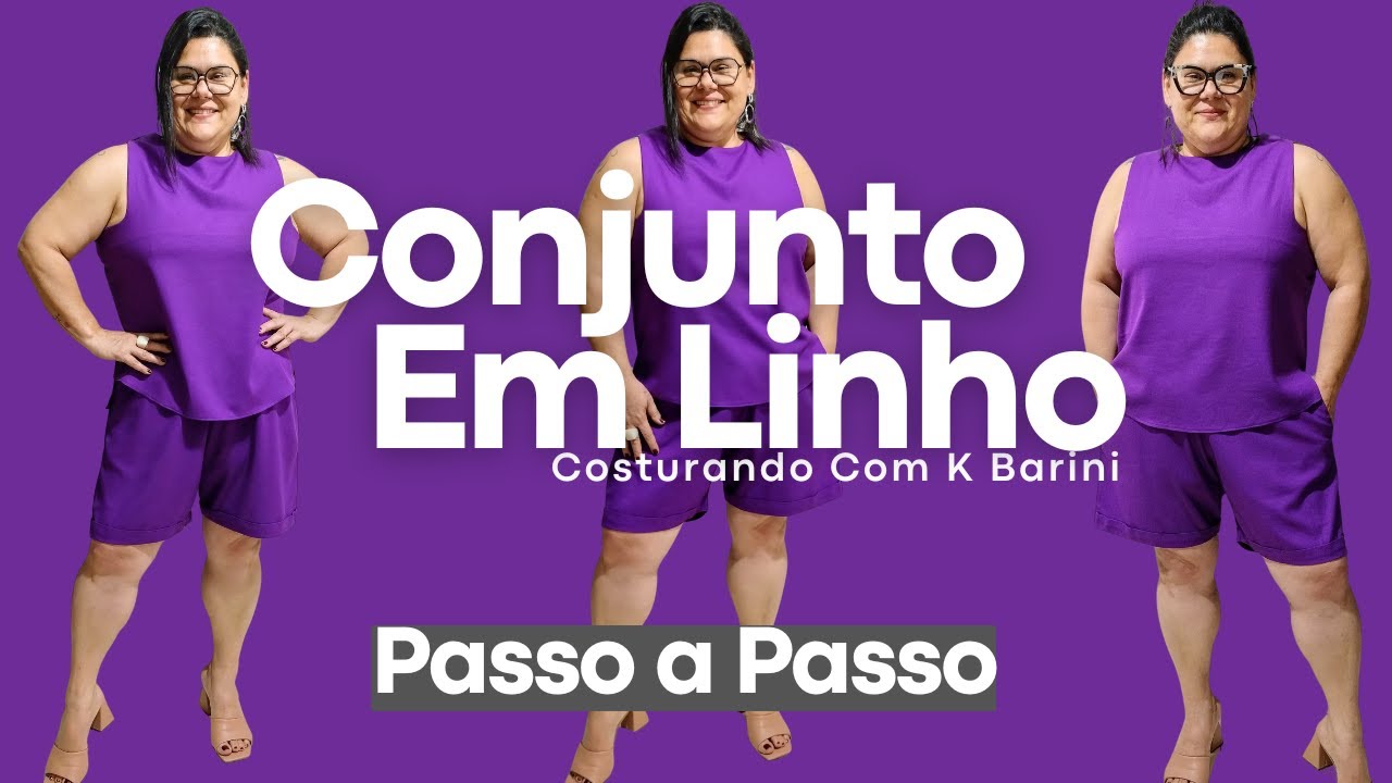 COMO FAZER CONJUNTO BLUSA E SHORT - COSTURA PARA INICIANTES