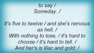 Saint Etienne - Accident Lyrics