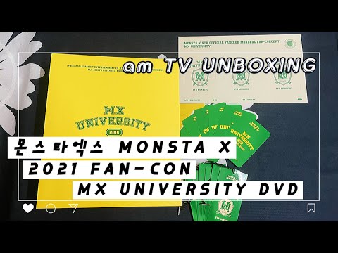 몬스타엑스 MONSTA X 2021 Fan-Concert MX University DVD 📀 Unboxing | #17 (Eng Sub)