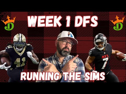 NFL DFS Week 1 DraftKings Strategy And Picks | Run The Sims With A Milly Maker Winner