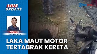 2 Pemotor Terobos Palang Kereta Api Kasemen Kota Serang, 1 Meninggal Dunia seusai Terpental 15 Meter