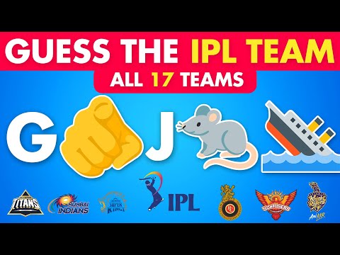 Guess The IPL Team by Emoji | IPL Quiz | Emoji Quiz