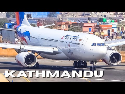 🇳🇵✈️ CRAZY MIDCITY AIRPORT!! 1+ HR Plane Spotting at Kathmandu Tribhuvan Airport (KTM/VNKT)