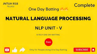 NLP UNIT - 5|Cohesion,Reference Resolution, Language Modeling,N-Gram,Cross lingual | JNTUH #r18 #r22