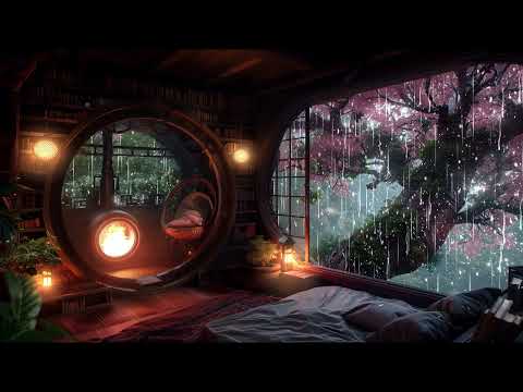 Rainy Night Retreat - Cozy Treehouse with Rain and Fireplace Sounds
