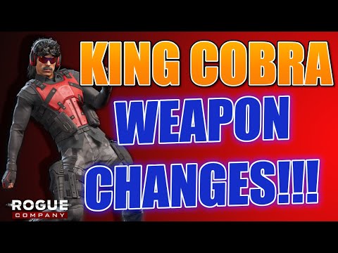 KING COBRA: WEAPON CHANGES!!! - DALLAS GAMEPLAY - ROGUE COMPANY