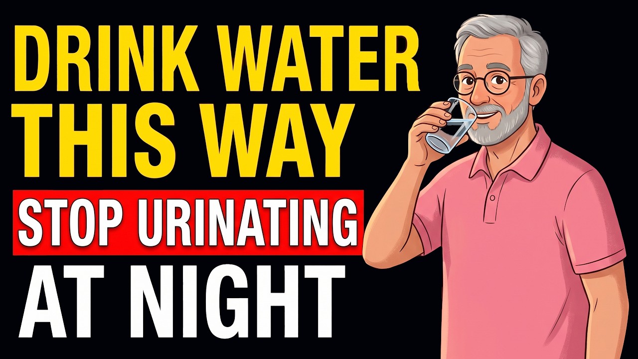 Urologist Reveals: How to Drink Water to Avoid Getting Up at Night Over 50!
