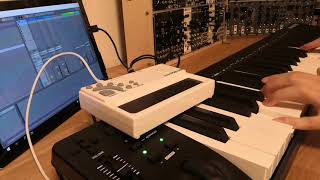 Video thumbnail for Gakken NSX-39 performance sound demo / YAMAHA PCM IC based small desktop synthesizer by HAGIWO