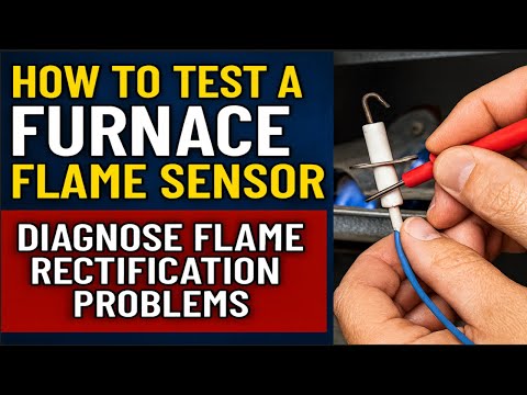 Come testare un sensore di fiamma della fornace (diagnosticare problemi di rettifica della fiamma...